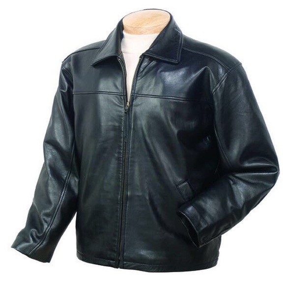Burk’s Bay Other - Burk’s Bay Genuine Black Leather Driver Jacket LN